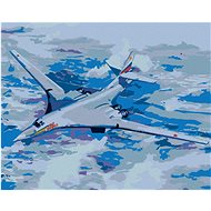 Painting by Numbers - Airplane, 50x40 cm, off canvas on frame - Painting by Numbers