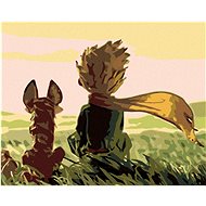 Painting by Numbers - The Little Prince with a Fox, 50x40 cm, without frame and without switching of - Painting by Numbers