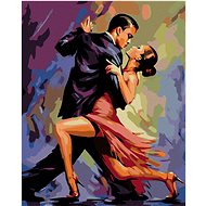Painting by Numbers - In the Heat of the Dance, 40x50 cm, stretched canvas on frame - Painting by Numbers