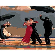 Painting by Numbers - Dancing on the Beach I, 50x40 cm, stretched canvas on frame - Painting by Numbers