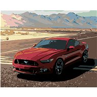 Painting by Numbers - Mustang, 50x40 cm, without frame and without canvas switching off - Painting by Numbers