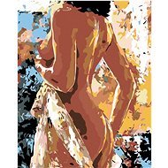 Painting by Numbers - Beautiful Naked Woman, 80x100 cm, without frame and without canvas switching o - Painting by Numbers