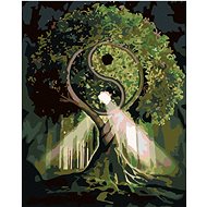 Painting by Numbers - Tree of Harmony, 40x50cm, Stretched Canvas on Frame - Painting by Numbers