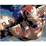 Painting by Numbers - Iron Man, 100x80 cm, off canvas on frame - Painting by Numbers