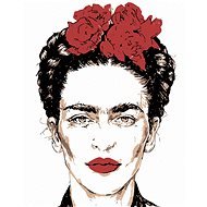 Malen nach Zahlen - Frida Kahlo, 40x50 cm, Leinwand auf Keilrahmen - Malen nach Zahlen