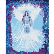 Painting by Numbers - Angels by Lenka - Universe angel, 80x100 cm, off canvas on frame - Painting by Numbers