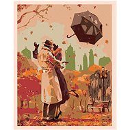 Painting by Numbers - Autumn Romance, 80x100 cm, stretched canvas on frame - Painting by Numbers