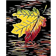 Painting by Numbers - Autumn Leaf, 40x50 cm, stretched canvas on frame - Painting by Numbers