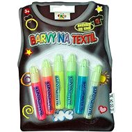 SMT Creatoys Glow-in-the-dark Textile Paints 6 pcs - Fabric Dye