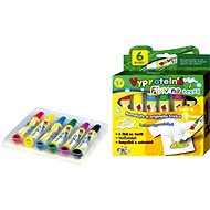 SMT Creatoys Washable Textile Markers 6pcs - Fabric Dye