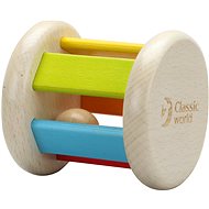 Teddies Rattlesnake roller wood/metal - Baby Rattle