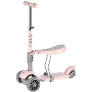 NILS Fun Kids scooter 2in1, pink, HLB808 - Children's Scooter