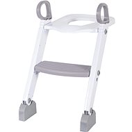 FreeON Toilet seat with ladder white/grey - Children's toilet training seat