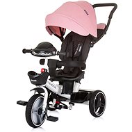 CHIPOLINO Tricycle with canopy Be Active 2in1 Pink Linen - Tricycle