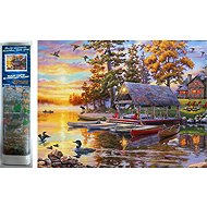 NORIMPEX Boathouse 30 × 40 cm - Diamond Painting