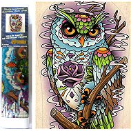 NORIMPEX Wise Owl 30 × 40 cm - Diamond Painting