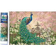 NORIMPEX Peacock in the garden 30 × 40 cm - Diamond Painting