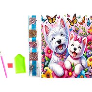 NORIMPEX Merry dogs 23 × 30 cm - Diamond Painting