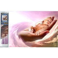 NORIMPEX Baby on the palm of your hand 30 × 40 cm - Diamond Painting