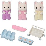 Sylvanian Families Floral Cat Triplets with Pushchair - Figure