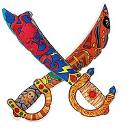 colourloon Inflatable colouring box Pirate set 2 pcs - Colouring Book