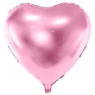 Partydeco Foil balloon heart light pink, valentine, wedding 60 cm - Balloons