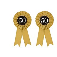 Godan Birthday brooch 50 years 2 pcs - Party Accessories