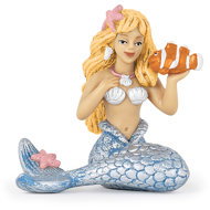 PAPO Mermaid sitting with fish - Figure