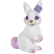 PAPO Rabbit white with flower - Figure