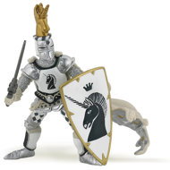 PAPO Knight Unicorn, silver - Figure