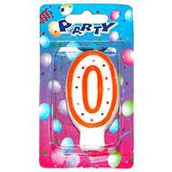 Wiky Party candle number 0 - Candle