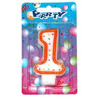 Wiky Party candle number 1 - Candle