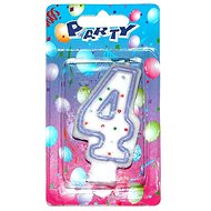 Wiky Party candle number 4 - Candle