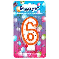 Wiky Party candle number 6 - Candle