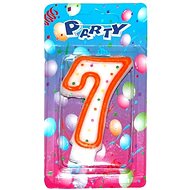 Wiky Party candle number 7 - Candle