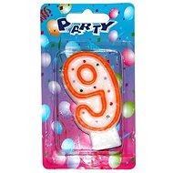 Wiky Party candle number 9 - Candle