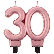 GoDan Metallic cake candle, pink, 30 - Candle