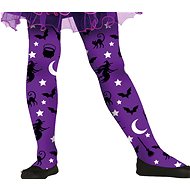 Guirca Children's stockings - witch, purple - Costume Accessory