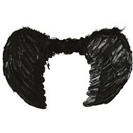 Guirca Angel wings black, 60 × 50 cm - Costume Accessory
