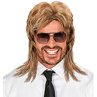 Widmann Men's brown retro wig - Wig