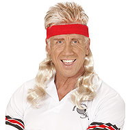 Widmann Hairpiece with headband men's blond long - Wig