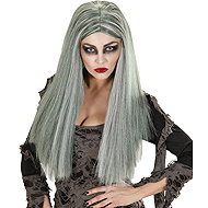 Widmann Witch's grey wig long - Wig
