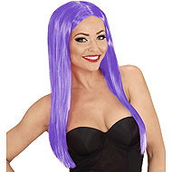 Widmann Women's long purple wig - Wig