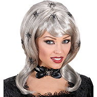 Widmann Witch wig with spiders - Wig