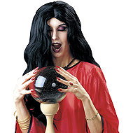 Widmann Black wig witch - Wig