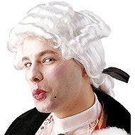Widmann Historical white Casanova wig - Wig