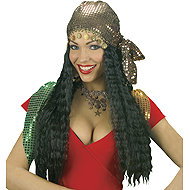 Widmann Gypsy wig with golden scarf - Wig