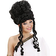 Widmann Goddess wig with curls black - Wig
