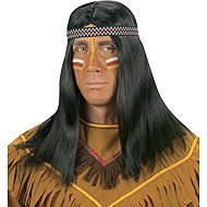 Widmann Indian wig with headband - Wig