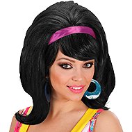 Widmann Women's retro wig black - Wig